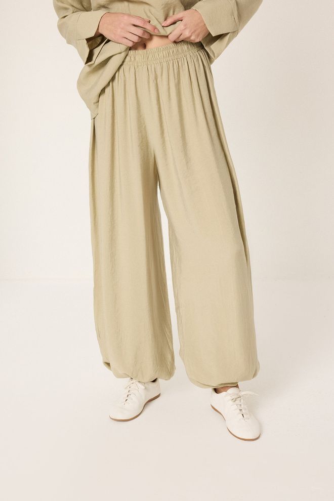 Touche Prive Conjunto Casual Elegante Beige Ropa al por mayor Salón