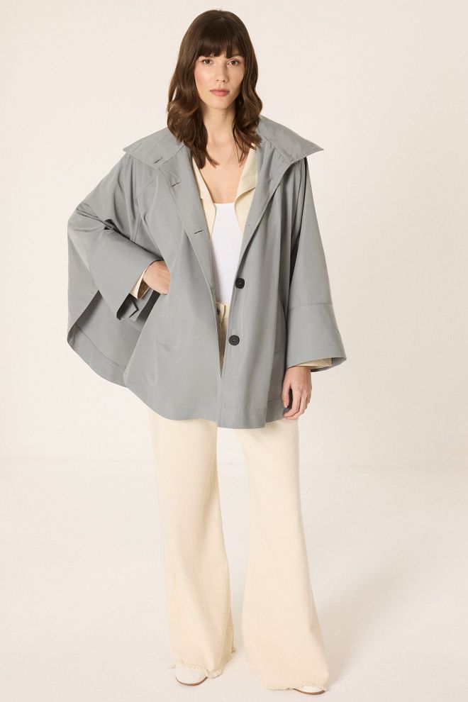 Touche Prive Греи Елегантан Неформалан Винтаге Формални Скроман Ретро Кабаница Велепродаја одеће скроман