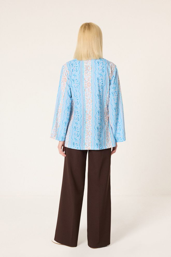 Touche Prive Kimono Met Dubbele Rij Knopen Groothandel Kleding 0