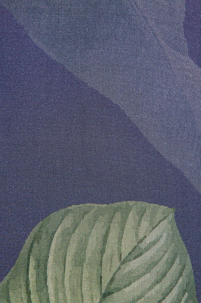 Ilia Vestido De Camisa Estampado Azul Marinho Roupas por atacado 5