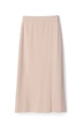 Ένα μοντέλο χονδρικής πώλησης ρούχων φοράει tou11437-elastic-waisted-jersey-skirt-cream, τούρκικο  χονδρικής πώλησης από 