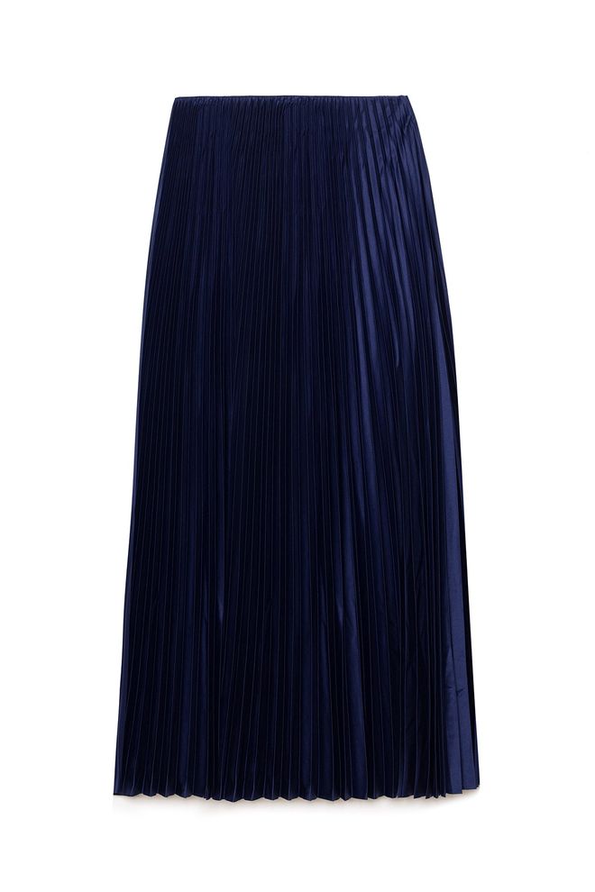 Ilia Falda Plisada Azul Ropa al por mayor Formal