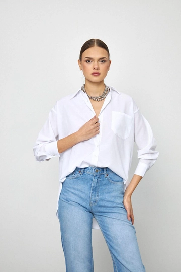 Las mejores ofertas en Camisas y blusas de Lino Blanco para Mujeres