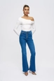Hurtowa modelka nosi 41145-jeans-blue, turecka hurtownia  firmy 