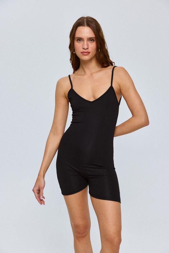Tuba Body Basic Senza Cuciture Da Donna Nero Abbigliamento all'ingrosso Casuale
