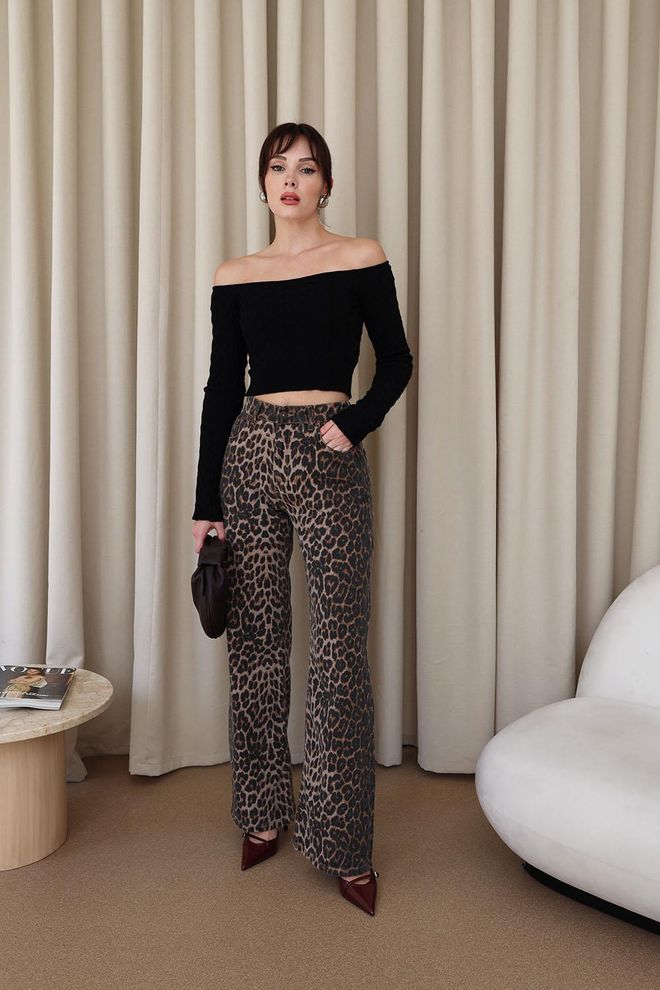 Tuba Pull Femme En Maille Courte Col Bateau Noir Vêtements en gros Décontracté