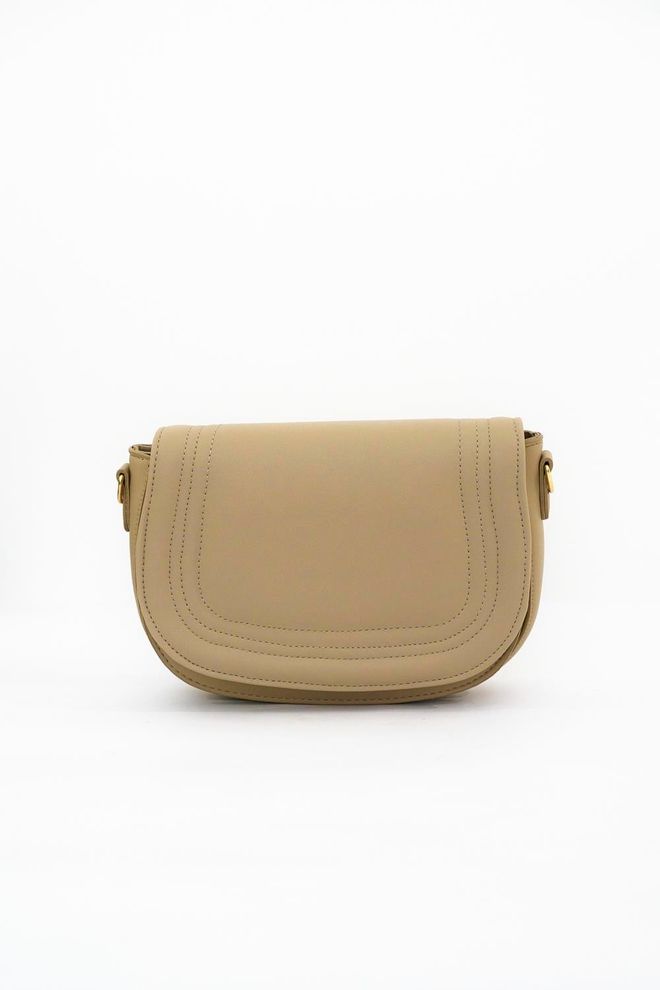 Tuba Bolsa Crossbody Drew Bege Roupas por atacado 0