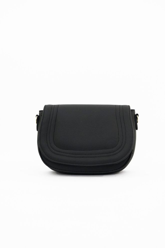 Tuba Bolsa Crossbody Drew Preto Roupas por atacado 0