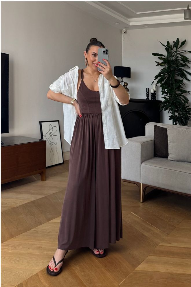 Tuba Tuta Da Donna In Modal Con Tracolla Incrociata Antracite Abbigliamento all'ingrosso Casuale