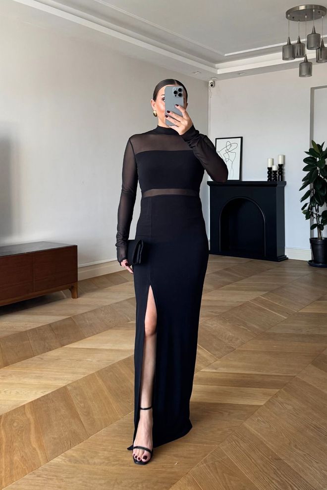 Tuba Μαύρο Σέξι Κομψό Επίσημο Glam Bodycon Φόρεμα Χονδρικό εμπόριο ενδυμάτων Σέξι