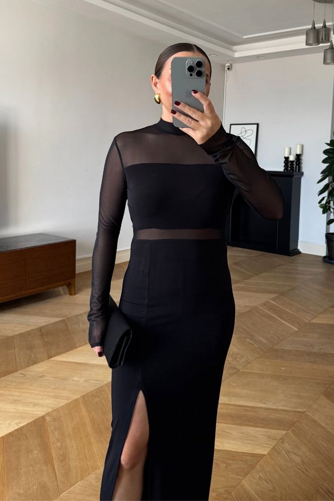 Tuba Black Sexy Elegant Formal Glam Bodycon Dress Wholesale Clothing Spring