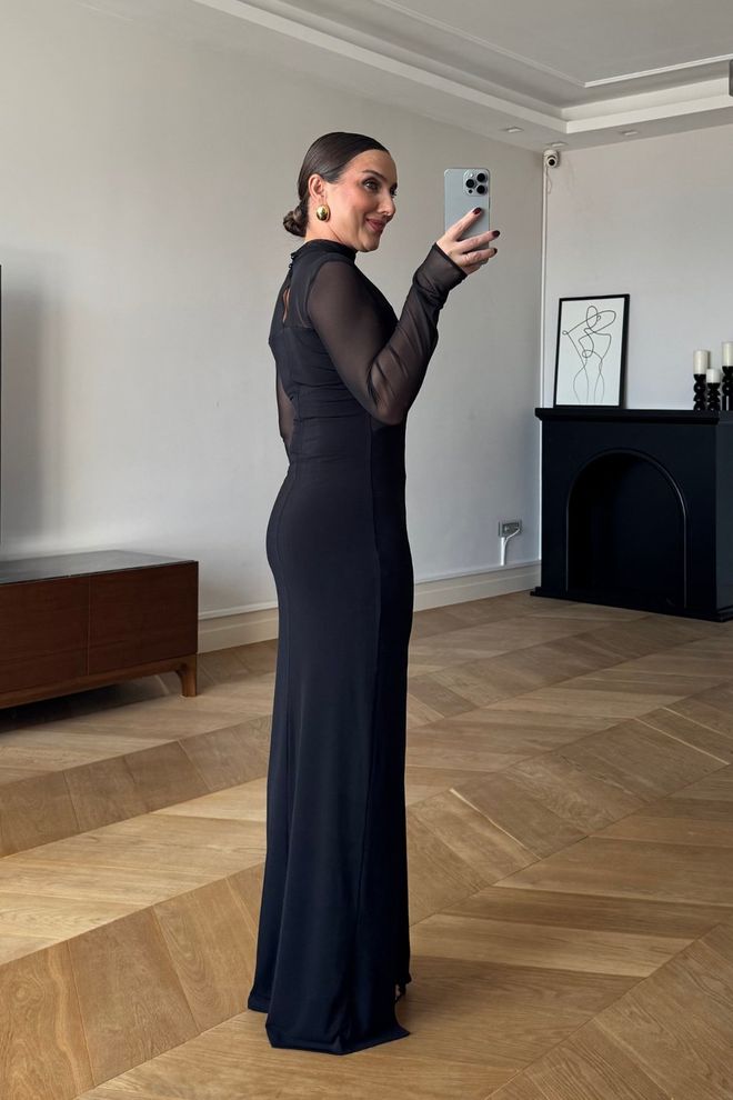 Tuba Black Sexy Elegant Formal Glam Bodycon Dress Wholesale Clothing 5