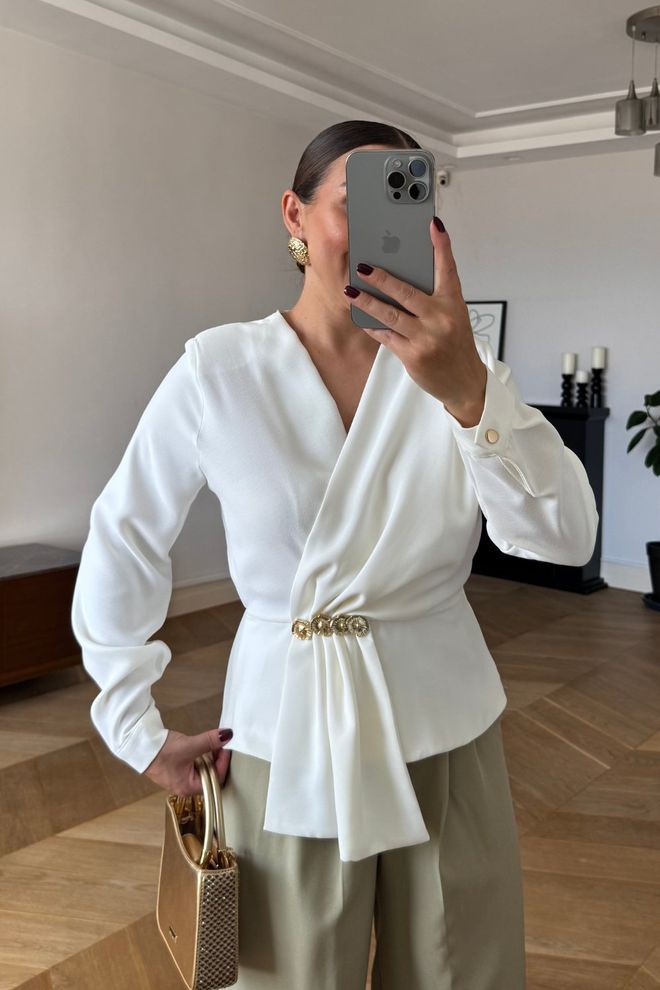 Tuba White Elegant Formal Shirt Wholesale Clothing Work