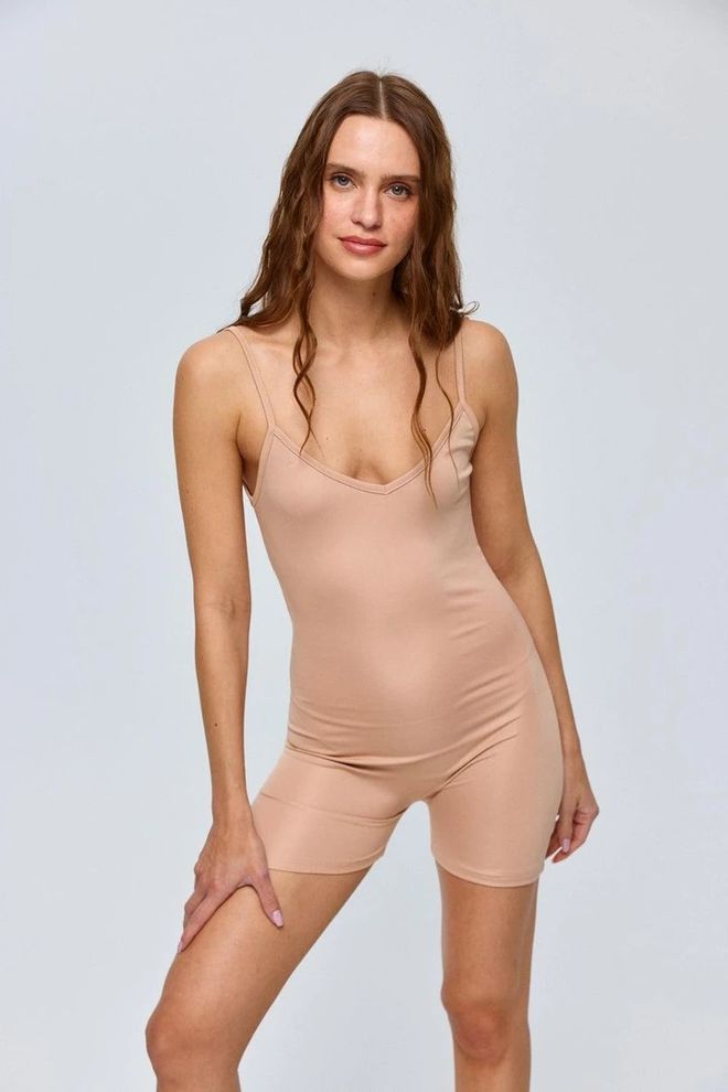 Tuba Body Basic Da Donna Senza Cuciture Beige Abbigliamento all'ingrosso Casuale