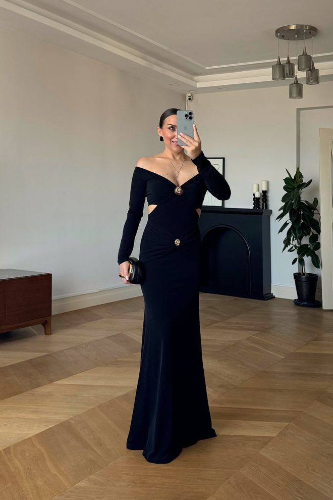 Tuba Black Sexy Elegant Bodycon Dress Wholesale Clothing 1