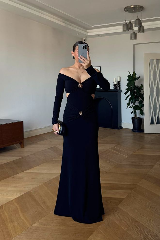 Tuba Black Sexy Elegant Bodycon Dress Wholesale Clothing 5