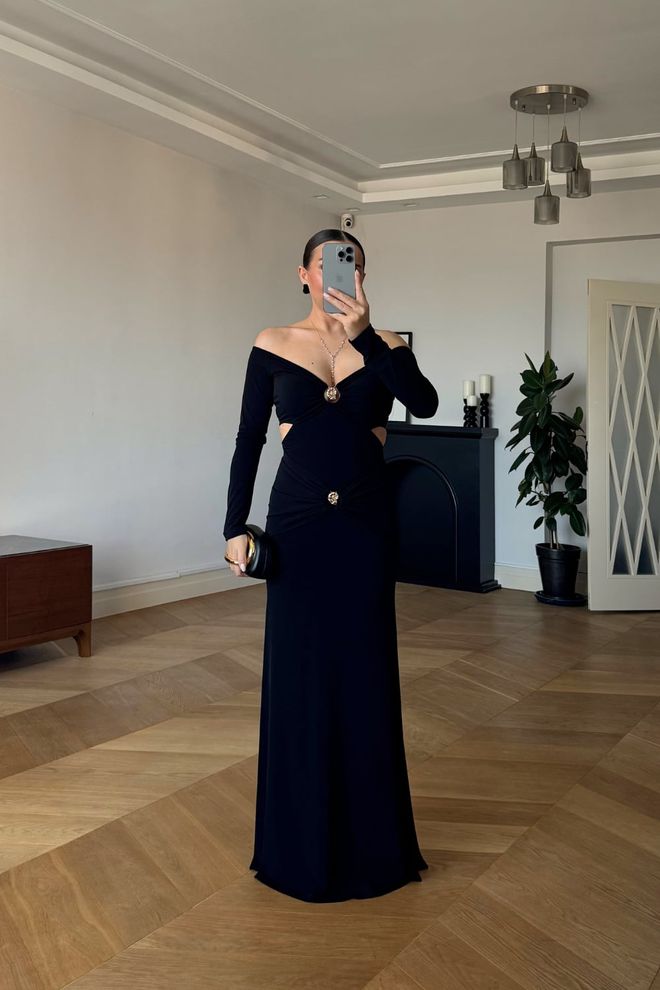 Tuba Black Sexy Elegant Bodycon Dress Wholesale Clothing Sexy