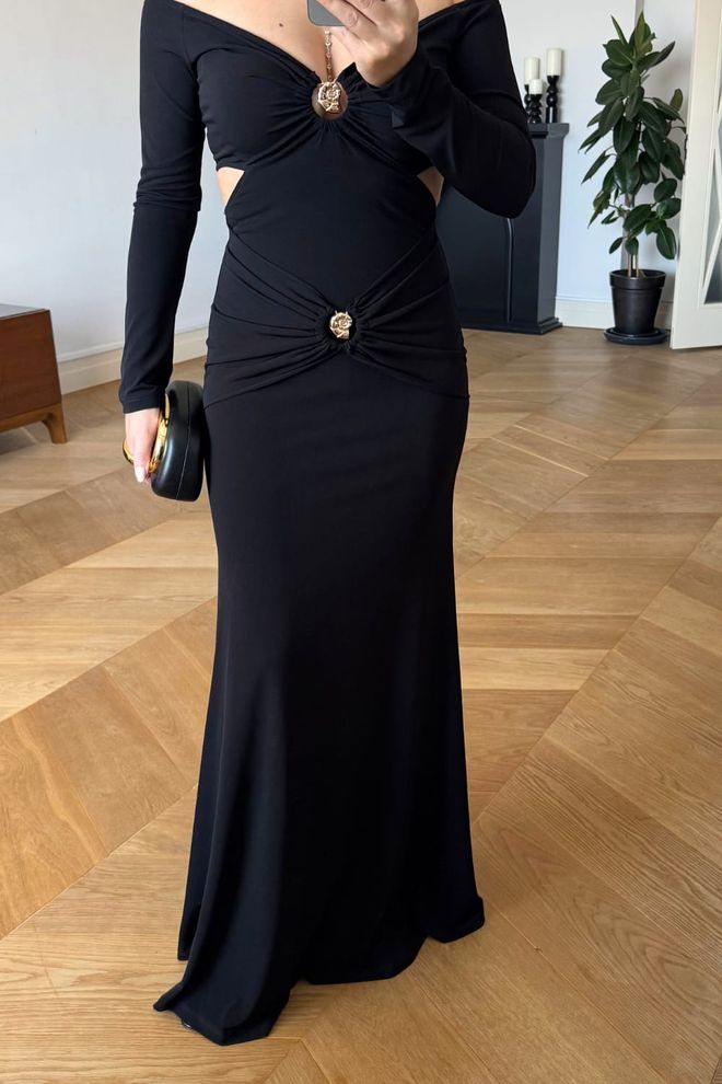 Tuba Black Sexy Elegant Bodycon Dress Wholesale Clothing Spring
