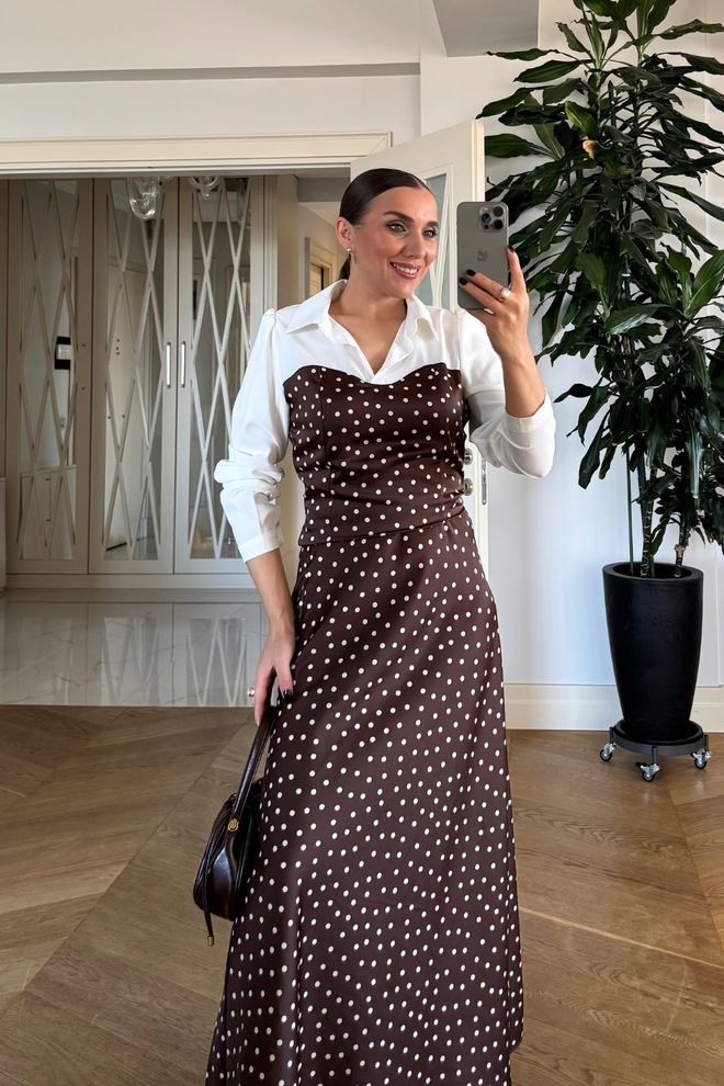 Tuba Beyaz Nostaljik Zarif Resmi Gömlek Toptan Giyim Gündelik