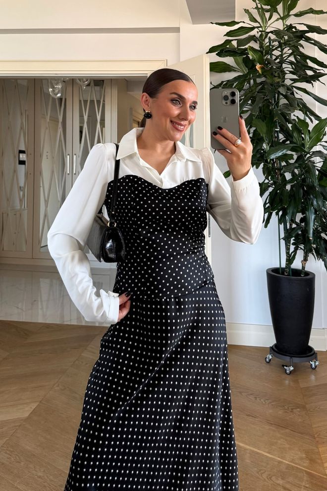 Tuba Bela Elegantna Formalna Majica Z Gumbi Oblačila na debelo Ležerno