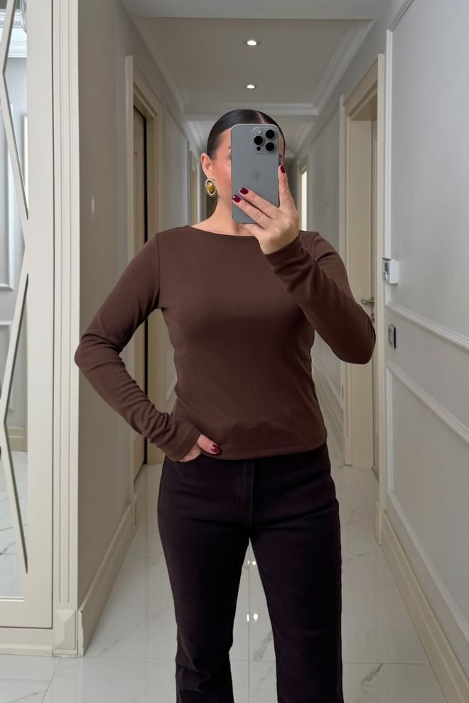 Tuba Brązowy Slim Fit Casual Elegancki Preppy Kardigan Hurtowa sprzedaż odzieży Odpoczynek