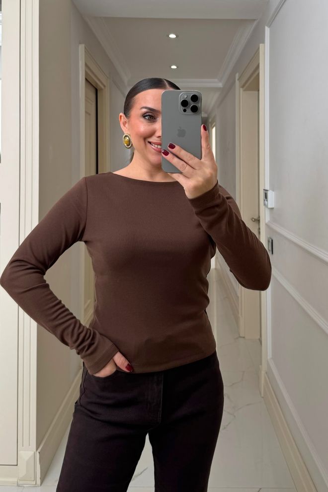 Tuba Brązowy Slim Fit Casual Elegancki Preppy Kardigan Hurtowa sprzedaż odzieży Wiosna