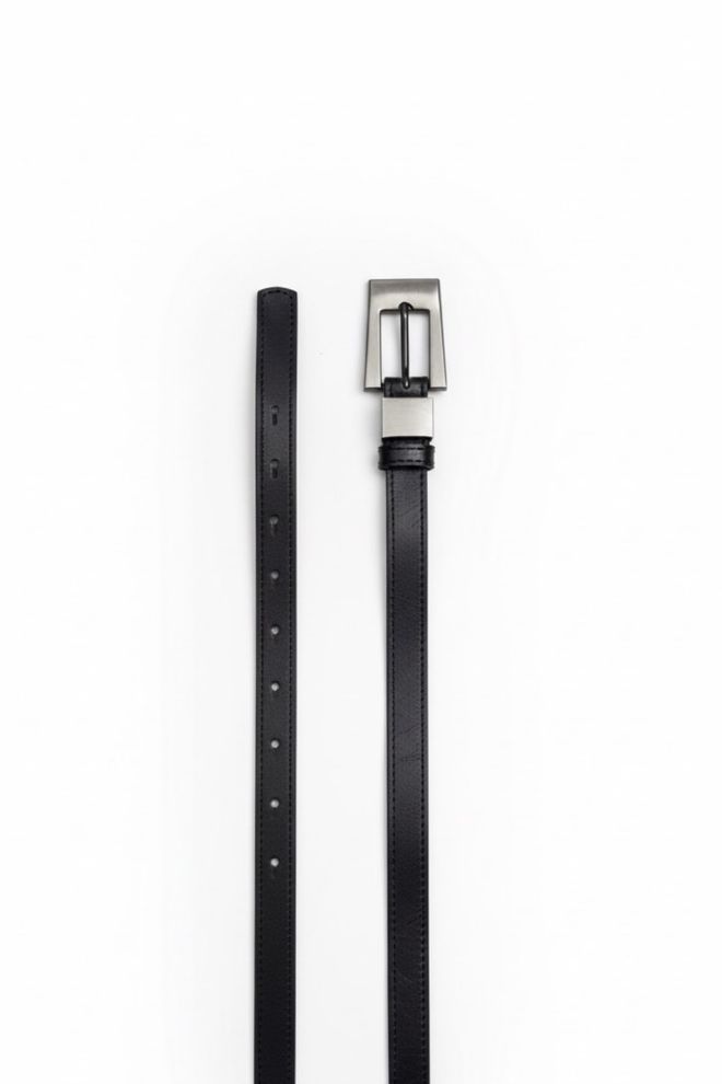 Tuba Damesriem Met Verouderingsgesp Van Imitatieleer Zilver Groothandel Kleding 0