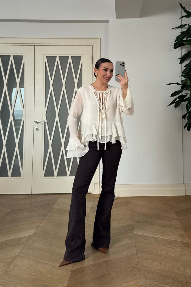 Tuba White Elegant Boho Casual Shirt Wholesale Clothing Summer