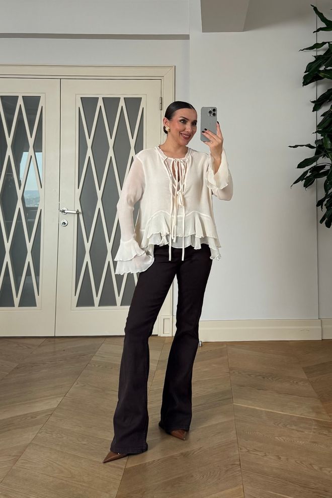 Tuba White Elegant Boho Casual Shirt Wholesale Clothing 1