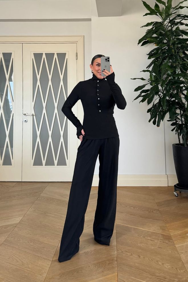 Tuba Black Casual Elegant Slim Fit Cardigan Wholesale Clothing 8