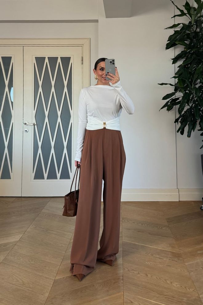 Tuba White Elegant Formal Casual Shirt Wholesale Clothing Fall