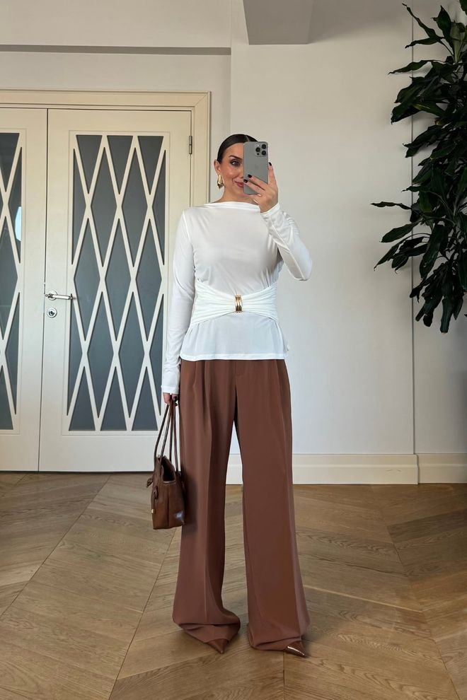 Tuba White Elegant Formal Casual Shirt Wholesale Clothing Formal