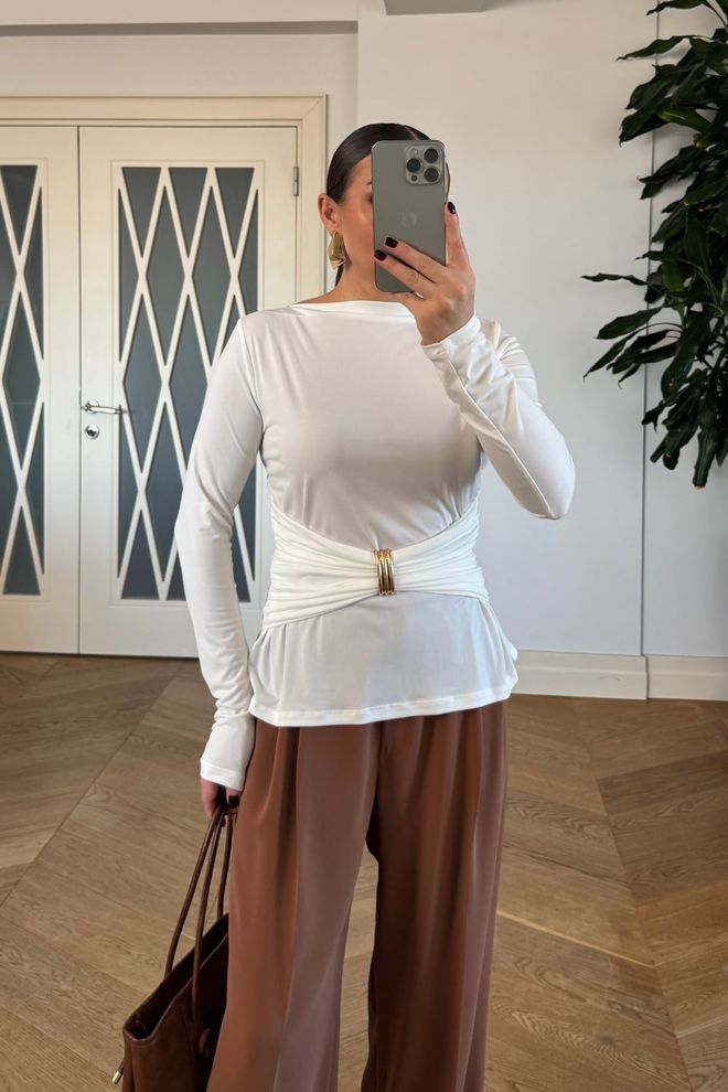 Tuba White Elegant Formal Casual Shirt Wholesale Clothing Spring