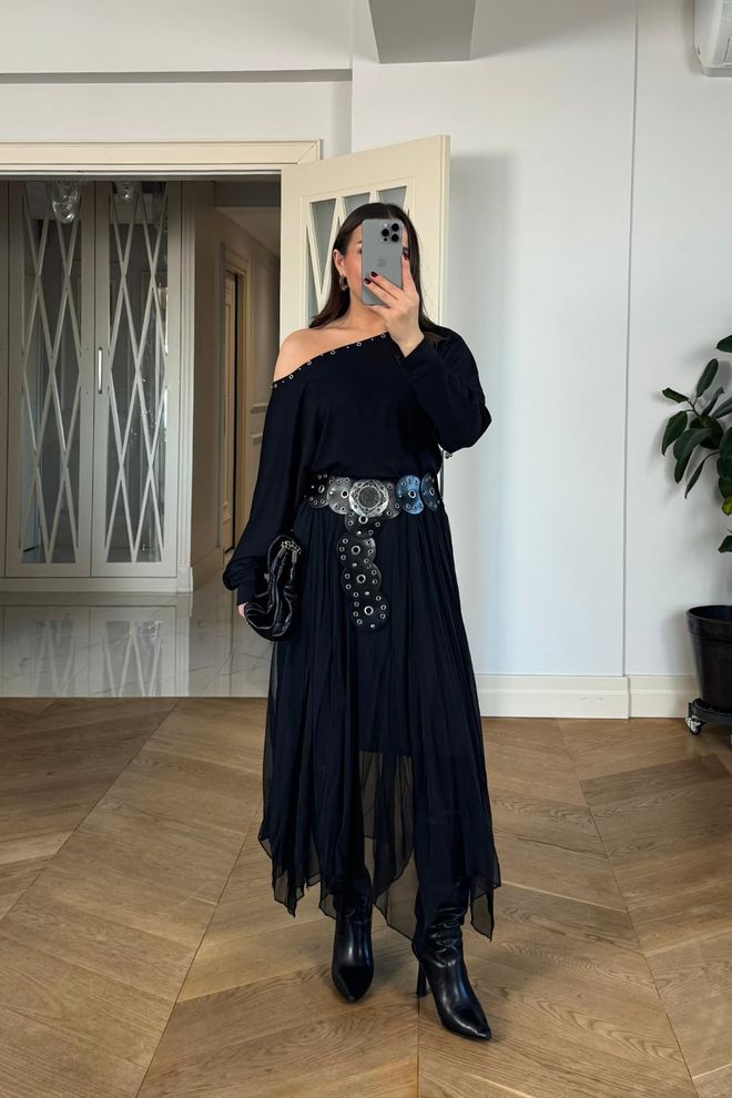 Tuba Black Sexy Casual Elegant Streetwear Shirt Wholesale Clothing 5