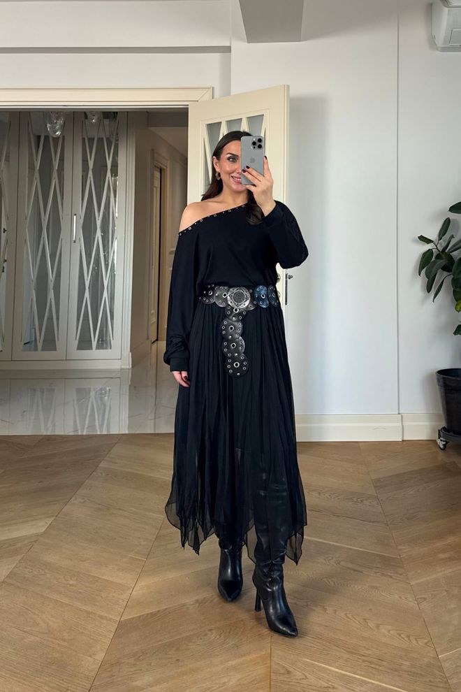 Tuba Black Sexy Glam Elegant Shirt Wholesale Clothing Spring