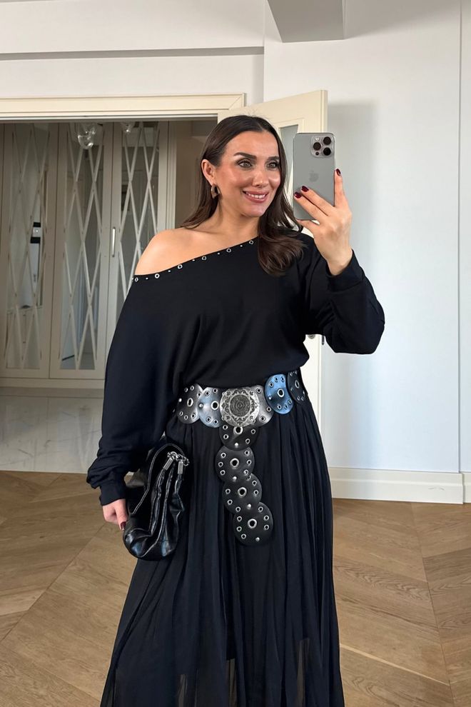 Tuba Black Sexy Glam Elegant Shirt Wholesale Clothing Birthday