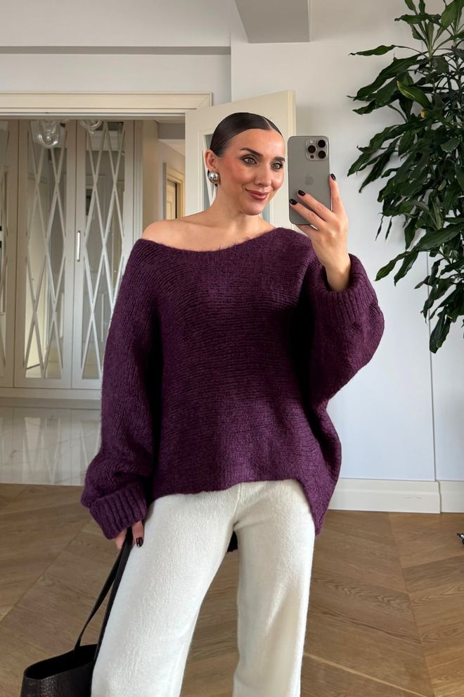 Tuba Violetinė Kokteilinė Kardiganas Didmeninė prekyba drabužiais Kokteilinė