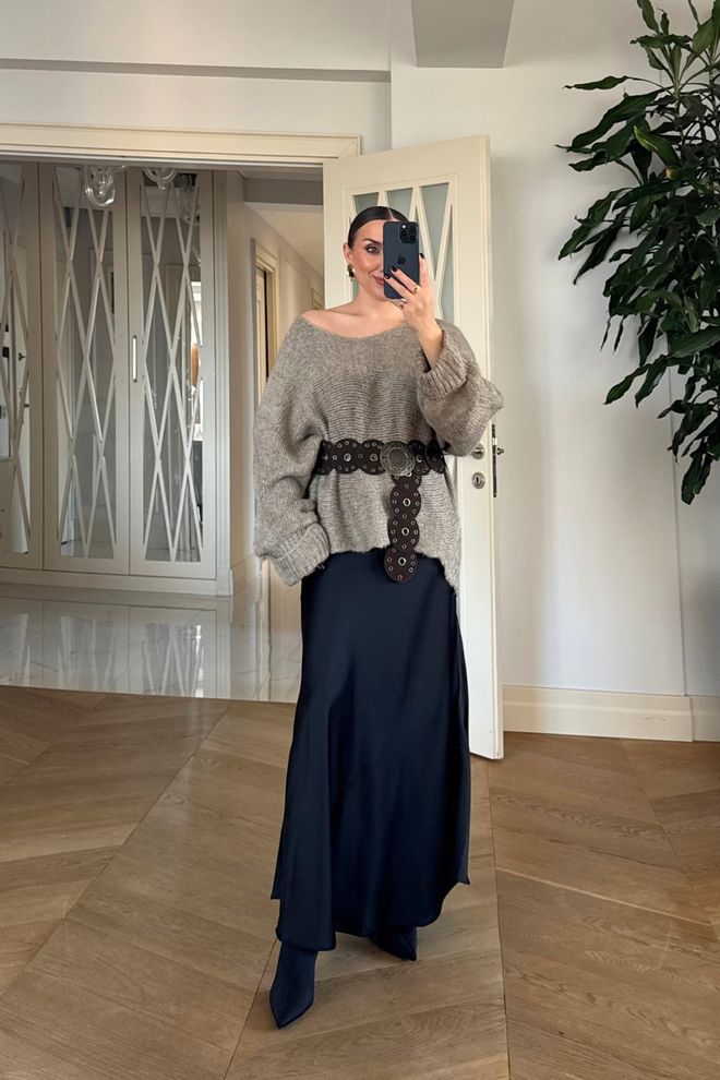 Tuba Beige Cardigan Oversized Fit Long Sleeve Open Front Wholesale Clothing Work