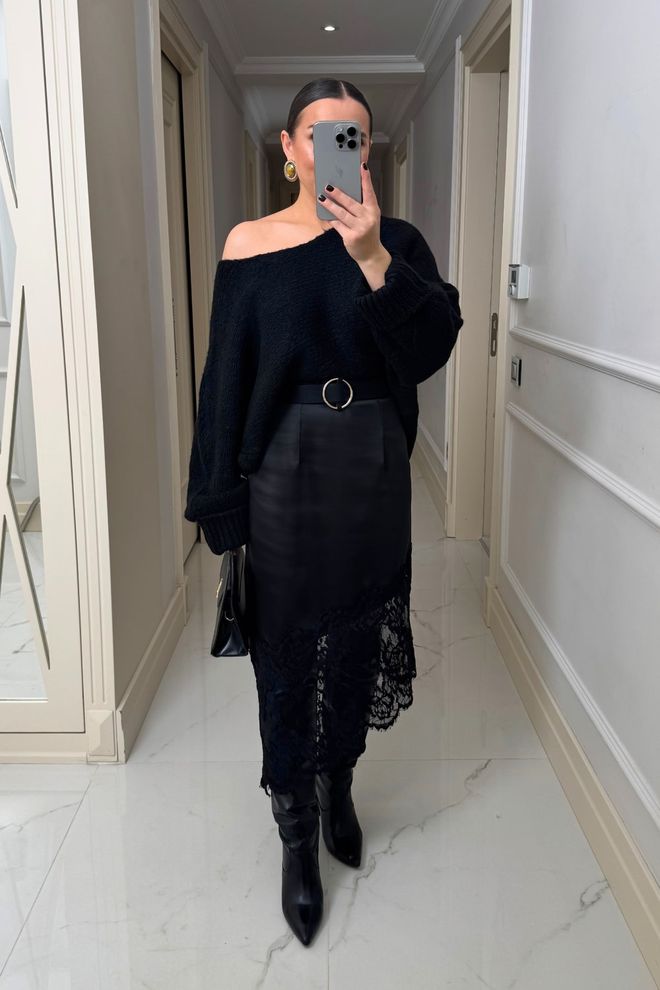 Tuba Черная Элегантная Юбка карандаш С Высокой Талией Миди Оптовая продажа одежды День рождения