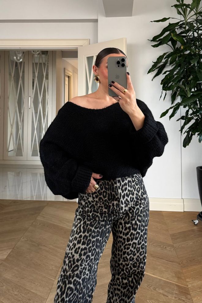 Tuba Black Casual Elegant Oversized Cardigan Wholesale Clothing Spring