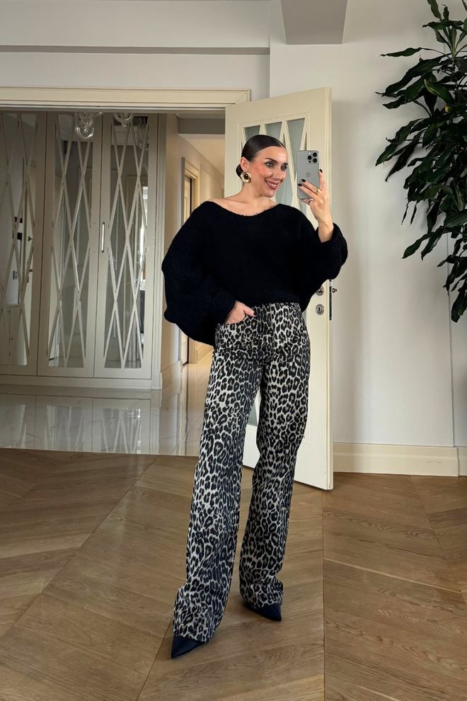 Tuba Black Casual Elegant Oversized Cardigan Wholesale Clothing Vintage