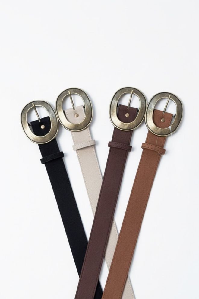 Tuba Semišový Dámsky Opasok So Starnúcou Prackou Camel Veľkoobchod s oblečením 0