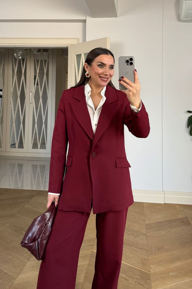 Tuba Μπουφάν Επίσημο Μονόκουμπο Μπορντό Χονδρικό εμπόριο ενδυμάτων Επίσημο