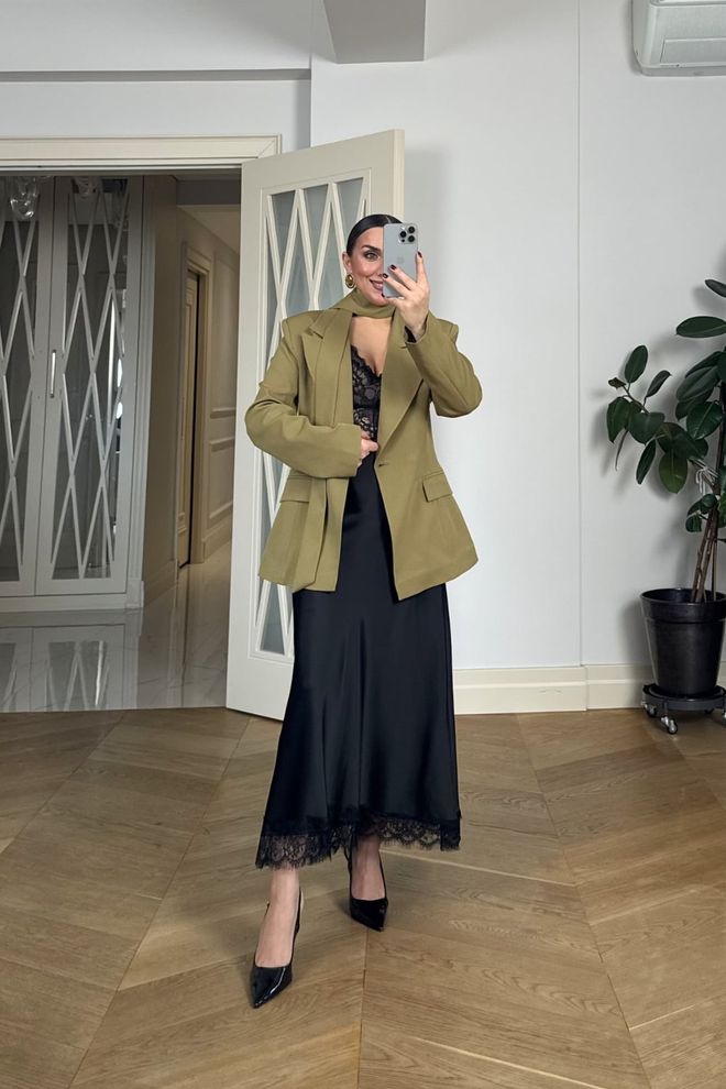 Tuba Black Elegant Formal Sexy Glam Maxi Slip Skirt High Waist Wholesale Clothing Sexy