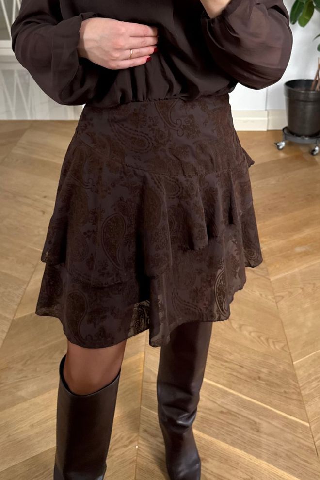 Tuba Elegant Black A Line Mini Dress With Long Sleeves Wholesale Clothing Vintage