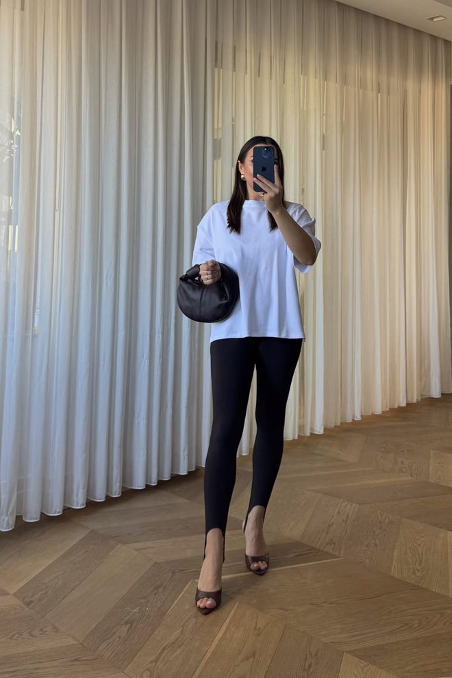 Tuba Leggings Preto Cintura Alta Skinny Longo Só Puxar Roupas por atacado Casual