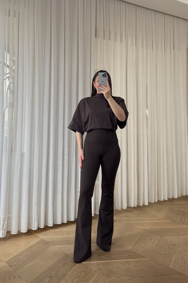 Tuba Black Elegant Formal Casual Pants Wholesale Clothing 1