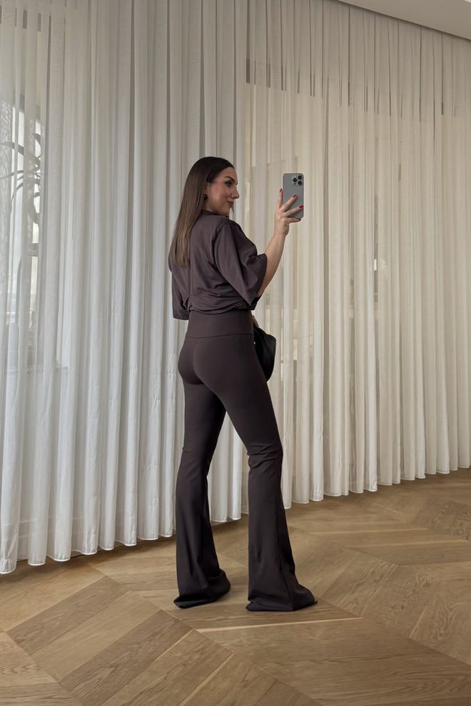 Tuba Black Elegant Formal Casual Pants Wholesale Clothing Fall