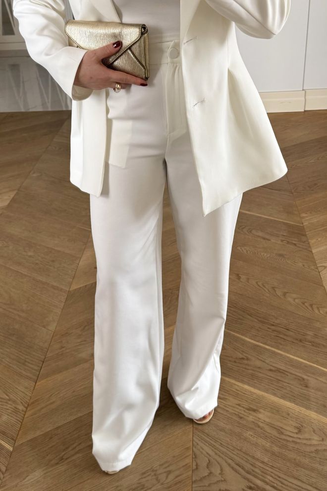 Tuba White Elegant Formal Suit For Work & Party Wholesale Clothing Cocktail