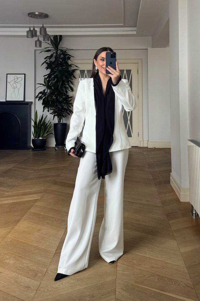 Tuba Biały Elegancki Formalny Garnitur Hurtowa sprzedaż odzieży Formalny